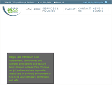 Tablet Screenshot of happytailspetresort.net